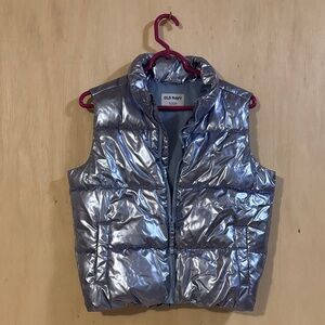 Old Navy Shiny Metallic Kids Vest. 14/16